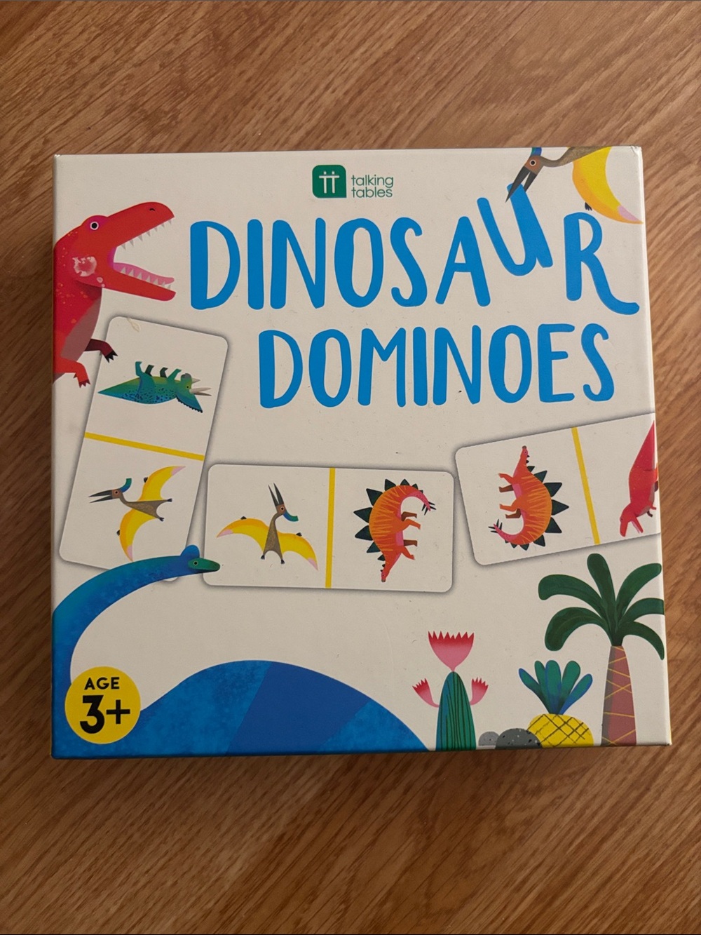 Dinosaur Dominoes - Colorful Dinosaur Dominos matching Game